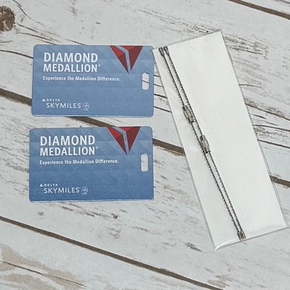 DELTA Skymiles Diamond Medallion Luggage Tags